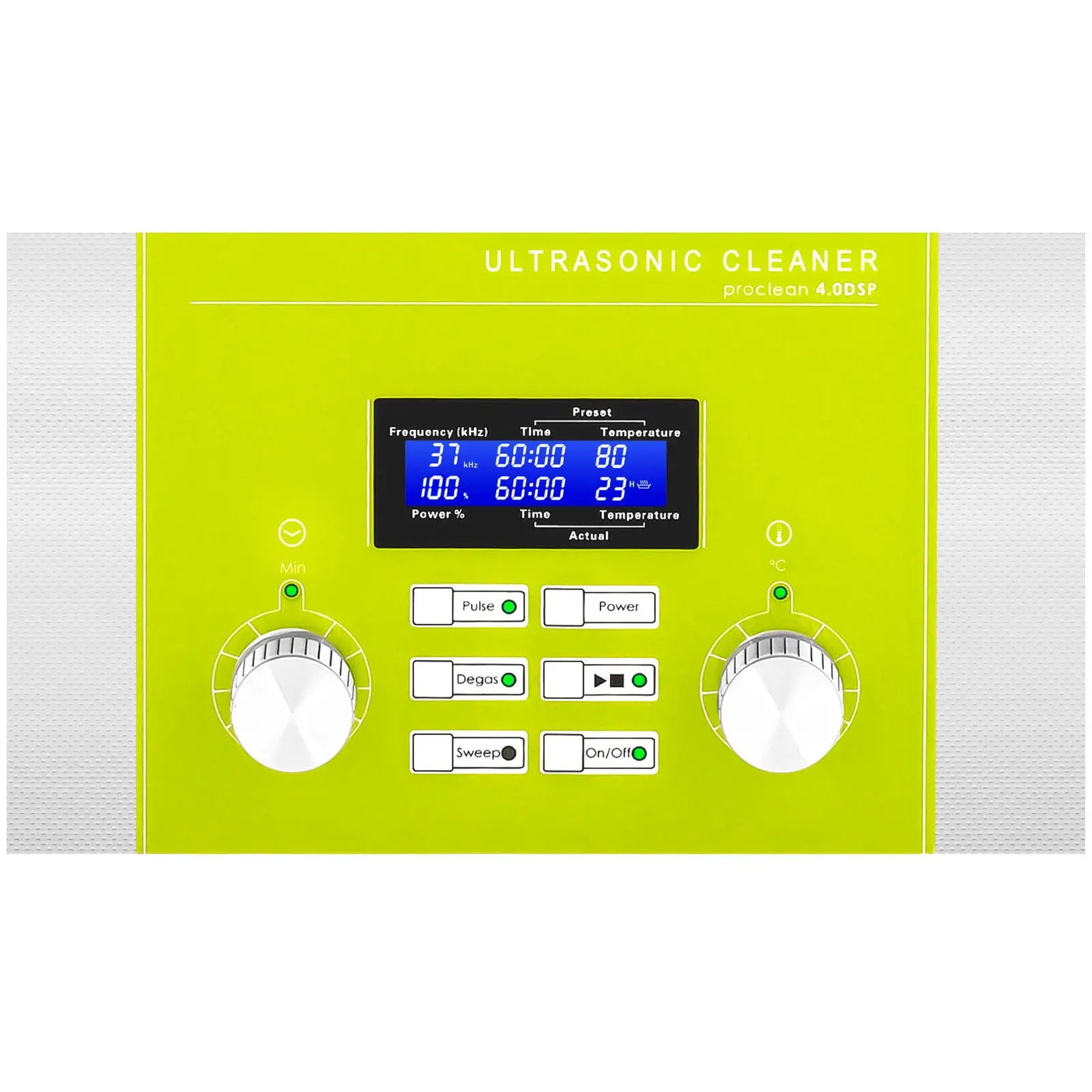 Ultrazvuková čistička - 4 l - 37 kHz - 160 W - Degas - Memory - Sweep - Pulse (Časovač: Ano)