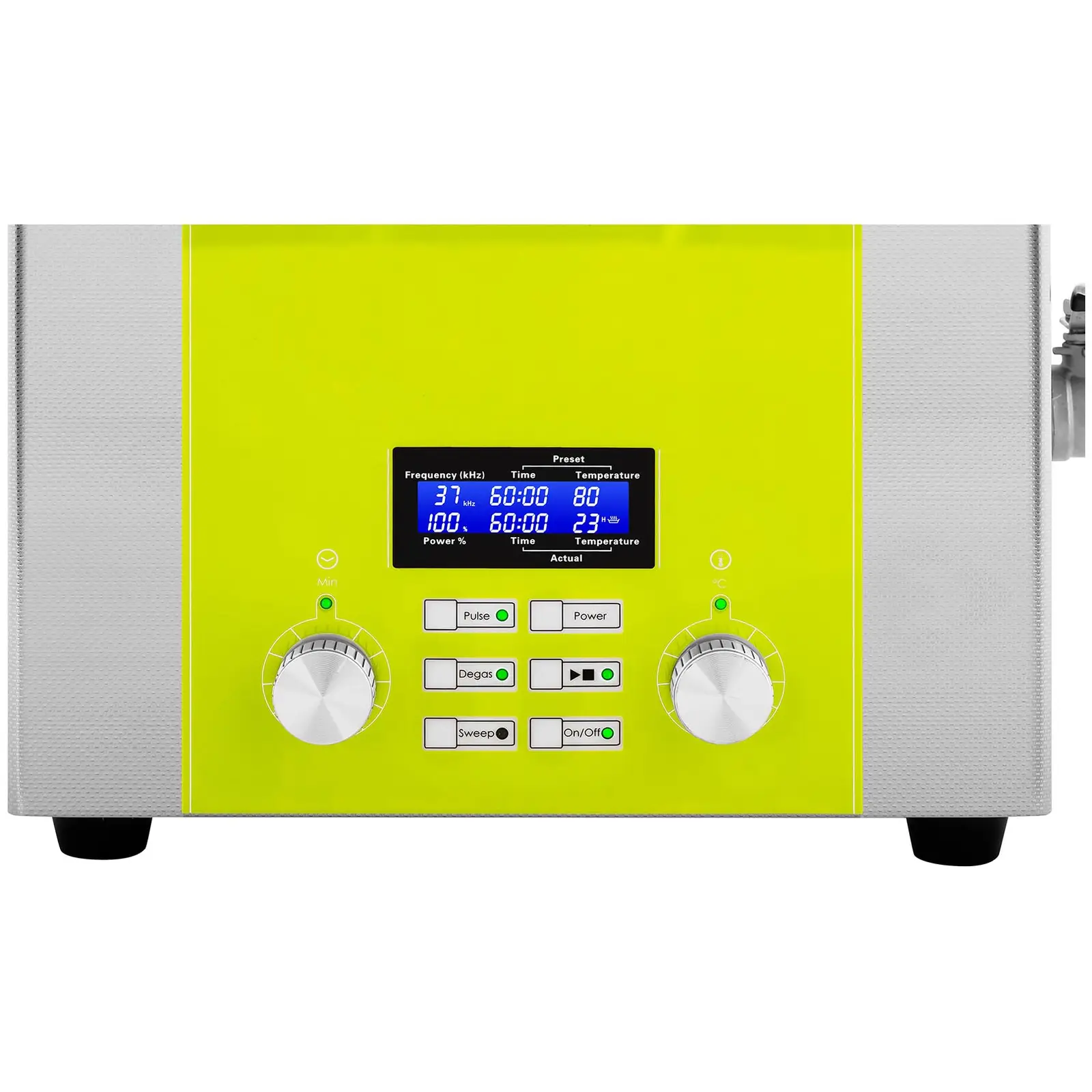 Ultrazvuková čistička - 10 l - 37 kHz - 320 W - Degas - Memory - Sweep - Pulse (Časovač: Ano)