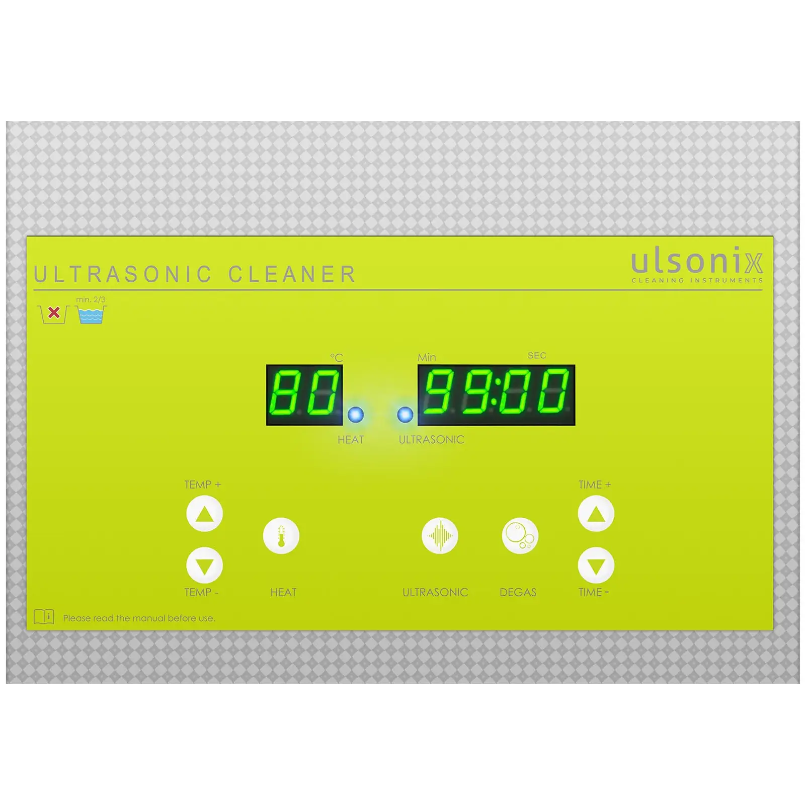 Nettoyeur à ultrasons - Degas - 3,2 l (Robinet(s) de vidange: Non)