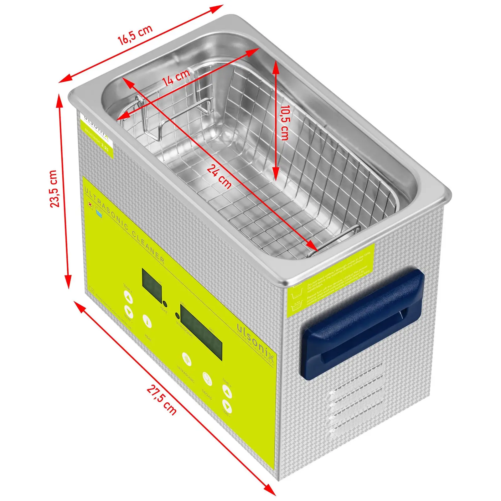 Ultrasonic Cleaner - degasare - 3.2 L