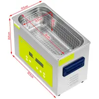 Ultrasonic Cleaner - degas - 4.5 L