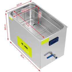 Myjka ultradźwiękowa - 30 litrów - 600 W