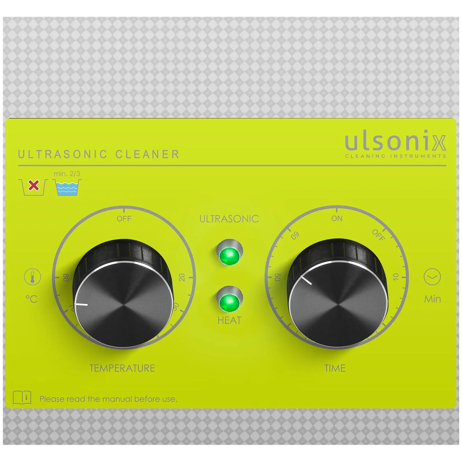 Ultrazvuková čistička - 1,3 l - 40 kHz - 60 W (Výpustný kohout: Ne)