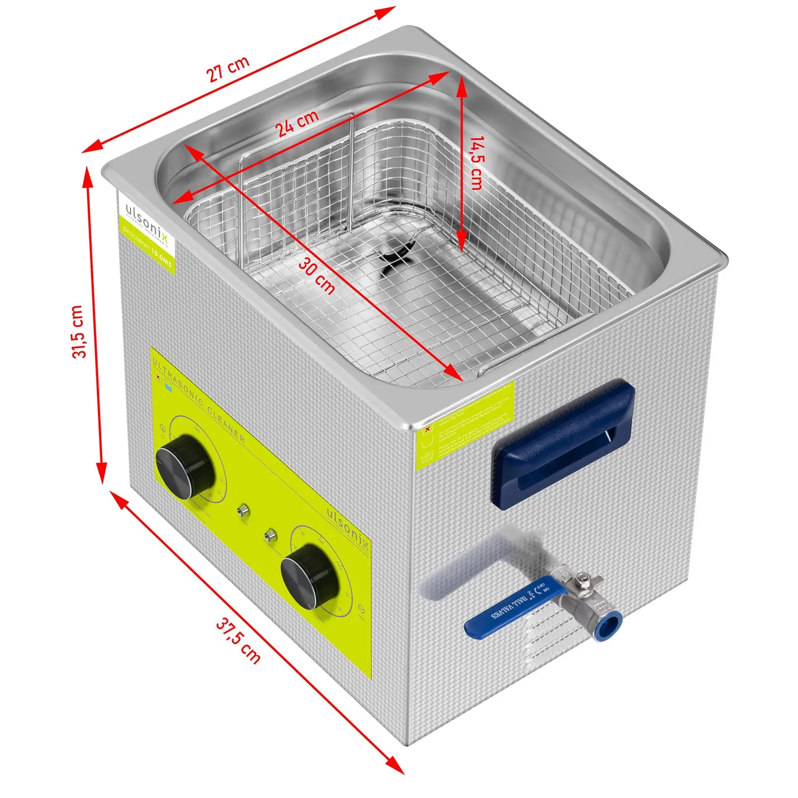 Ultrasonic Cleaner - 10 litres - 240 W