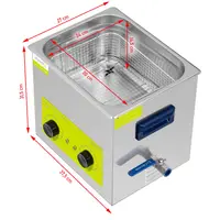 Ultrahangos tisztító - 10 liter - 240 W