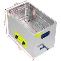 Lavatrice a ultrasuoni - 30 litri - 600 W