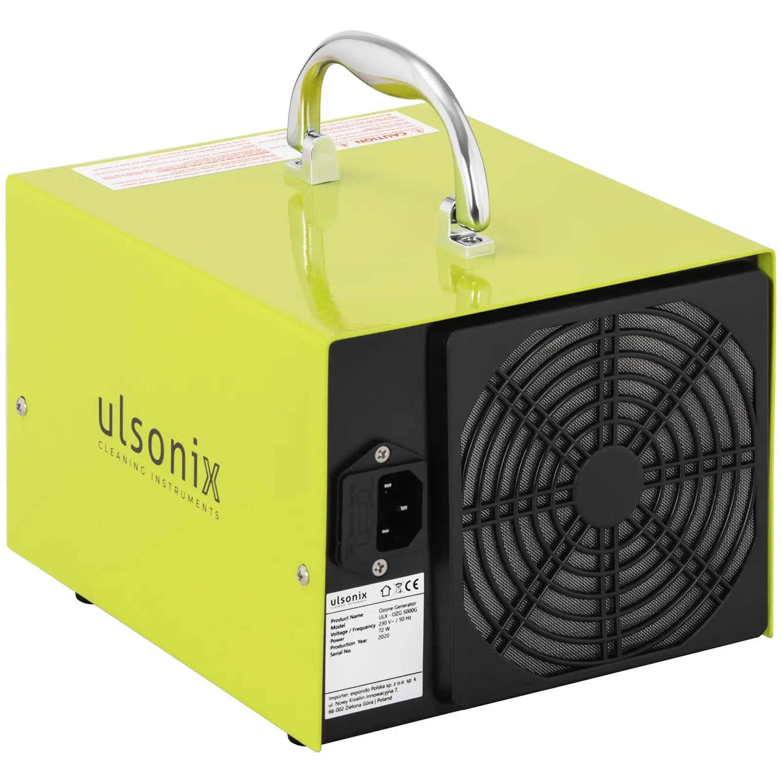Ozonový generátor - 5 000 mg/h - 60 W - časovač 120 min (Akustický výkon: 75 dB)