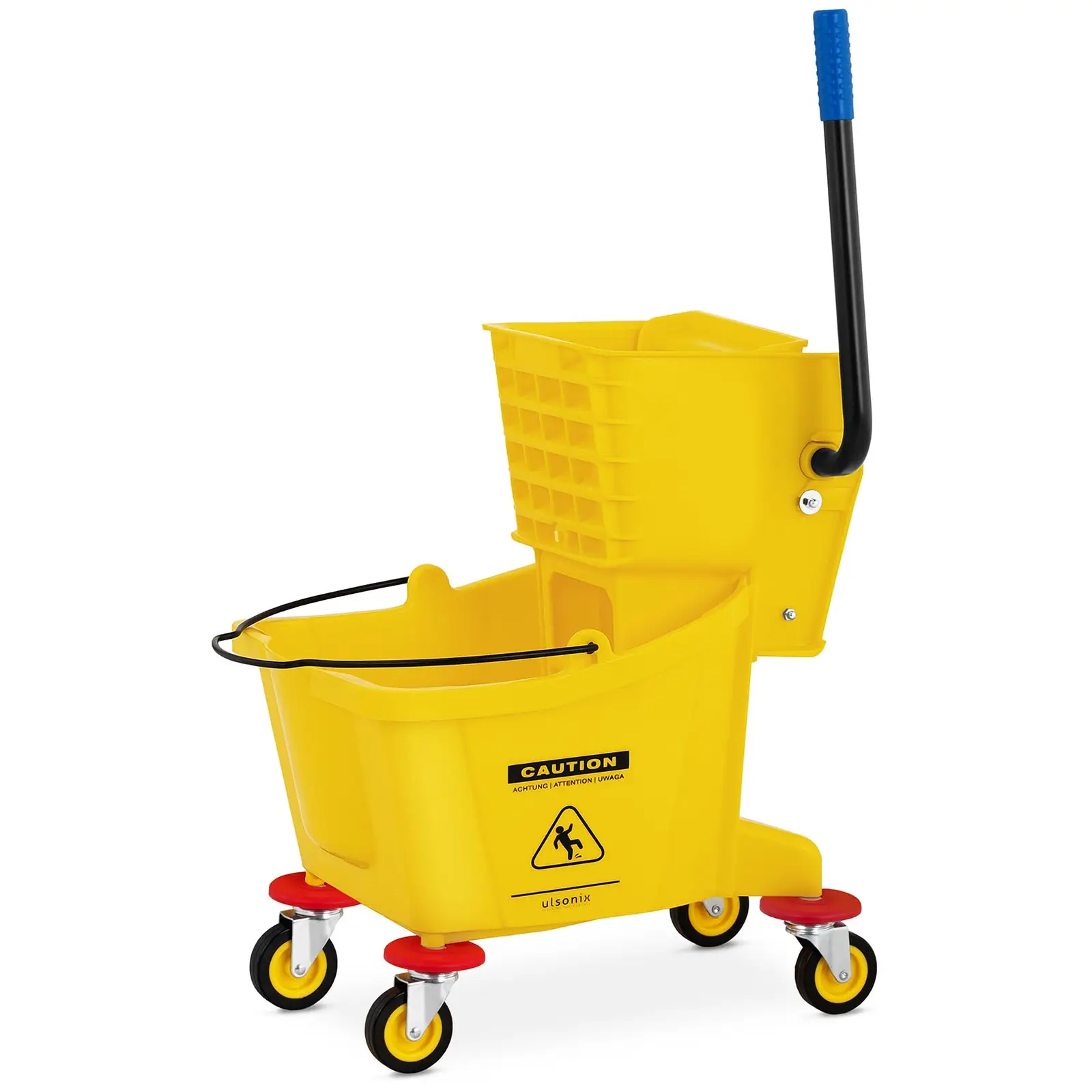 Seau essoreur à roulettes - 24 l