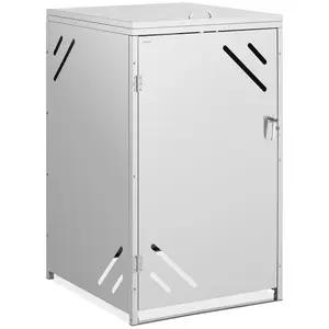 Mueble para cubo de basura - 240 L - ranuras de ventilación diagonales