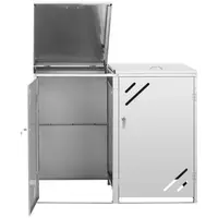 Bin Storage Box - 2 x 240 L - diagonal air slots