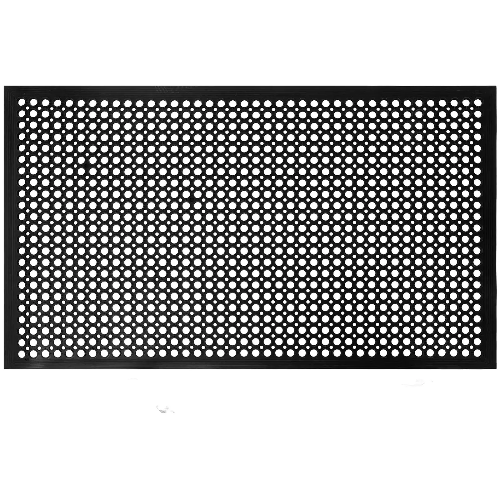 Ringgummimåtte - 152 x 92 x 2 cm - sort