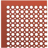 Ringgummimåtte - 153 x 92 x 1 cm - rød