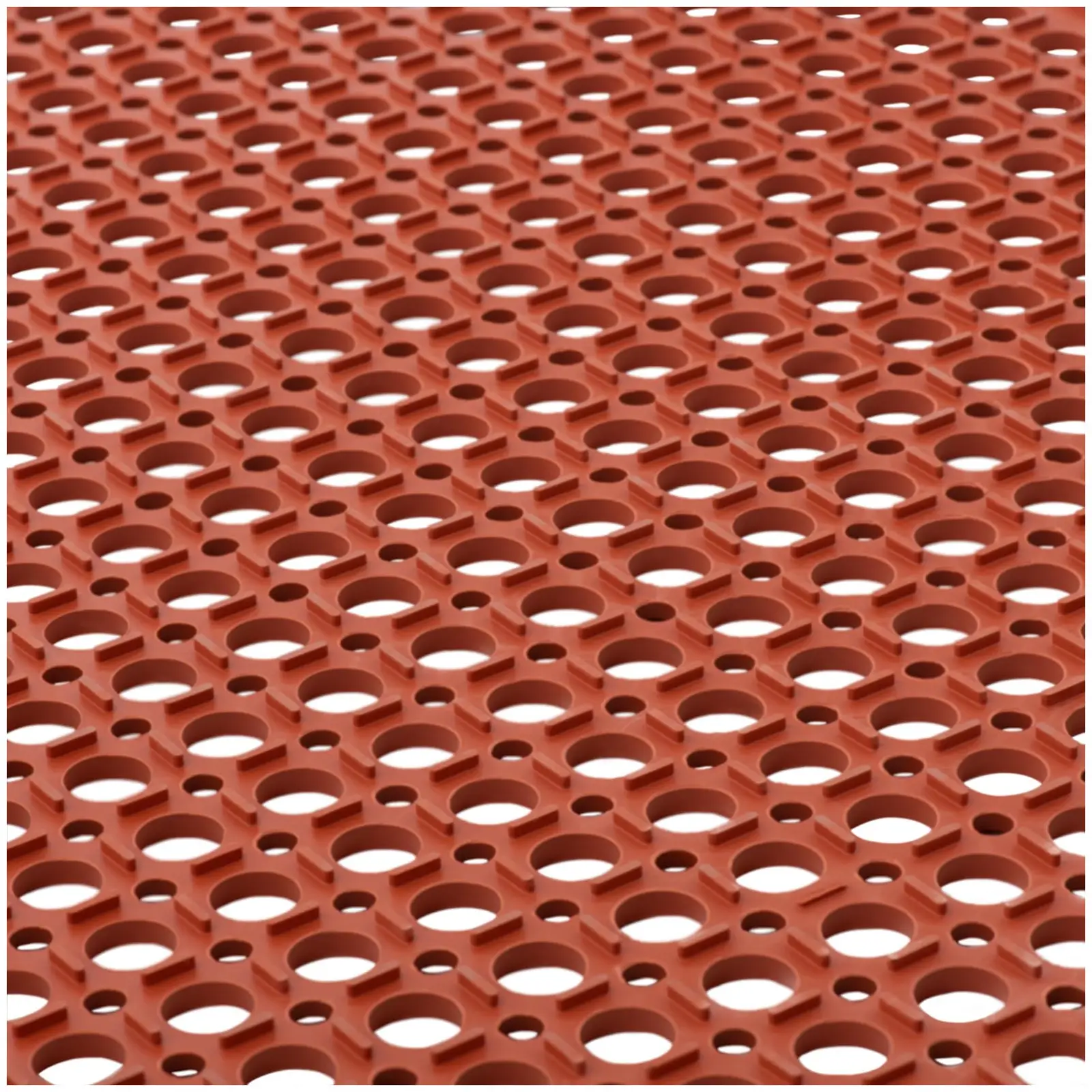 Tappeto in gomma 153 x 92 x 1 cm - Rosso