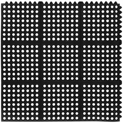 Ringgummimatte - 92 x 92 x 0.5 cm - schwarz