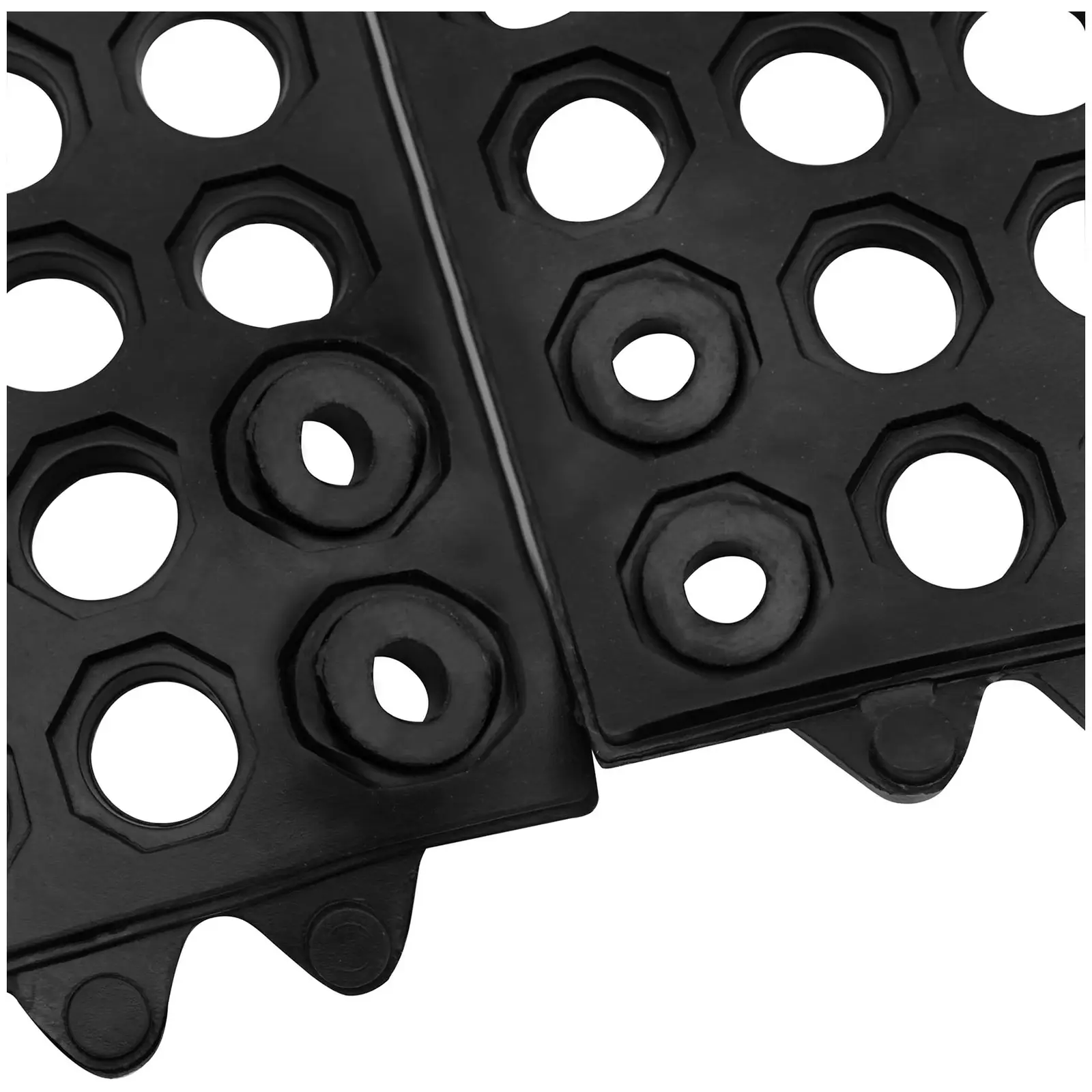 Attache de fixation - pour tapis en caoutchouc (Dimensions (LxlxH): 3.5 x 3.5 x 0.5 cm)