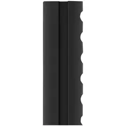 Záróprofil - gyűrűs gumiszőnyeghez 10050276 -  95 x 6 x 1 cm - fekete