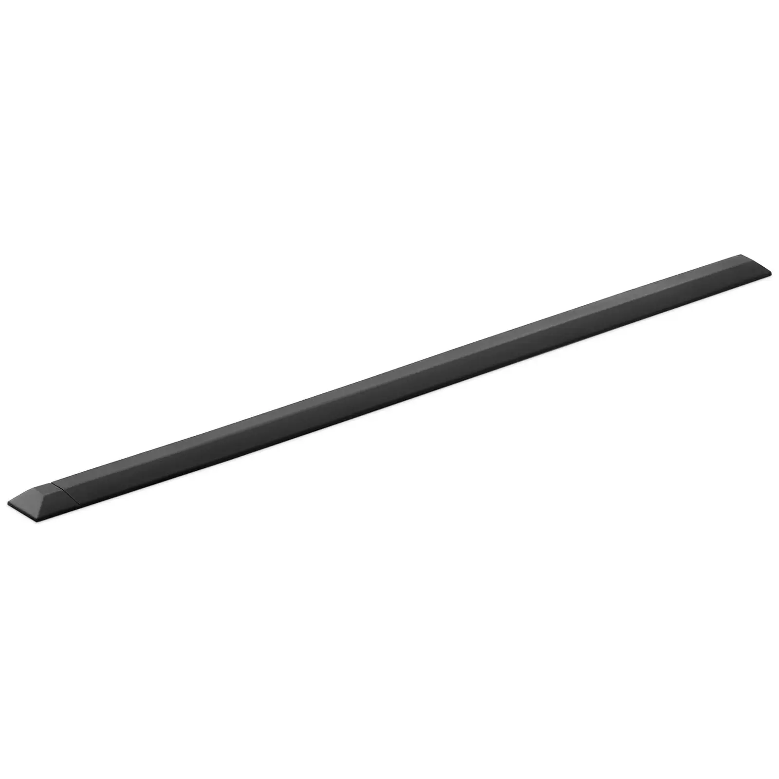 Užbaigimo juosta - žiedinės gumos kilimėliui 10050276 - 95 x 6 x 1 cm - juoda