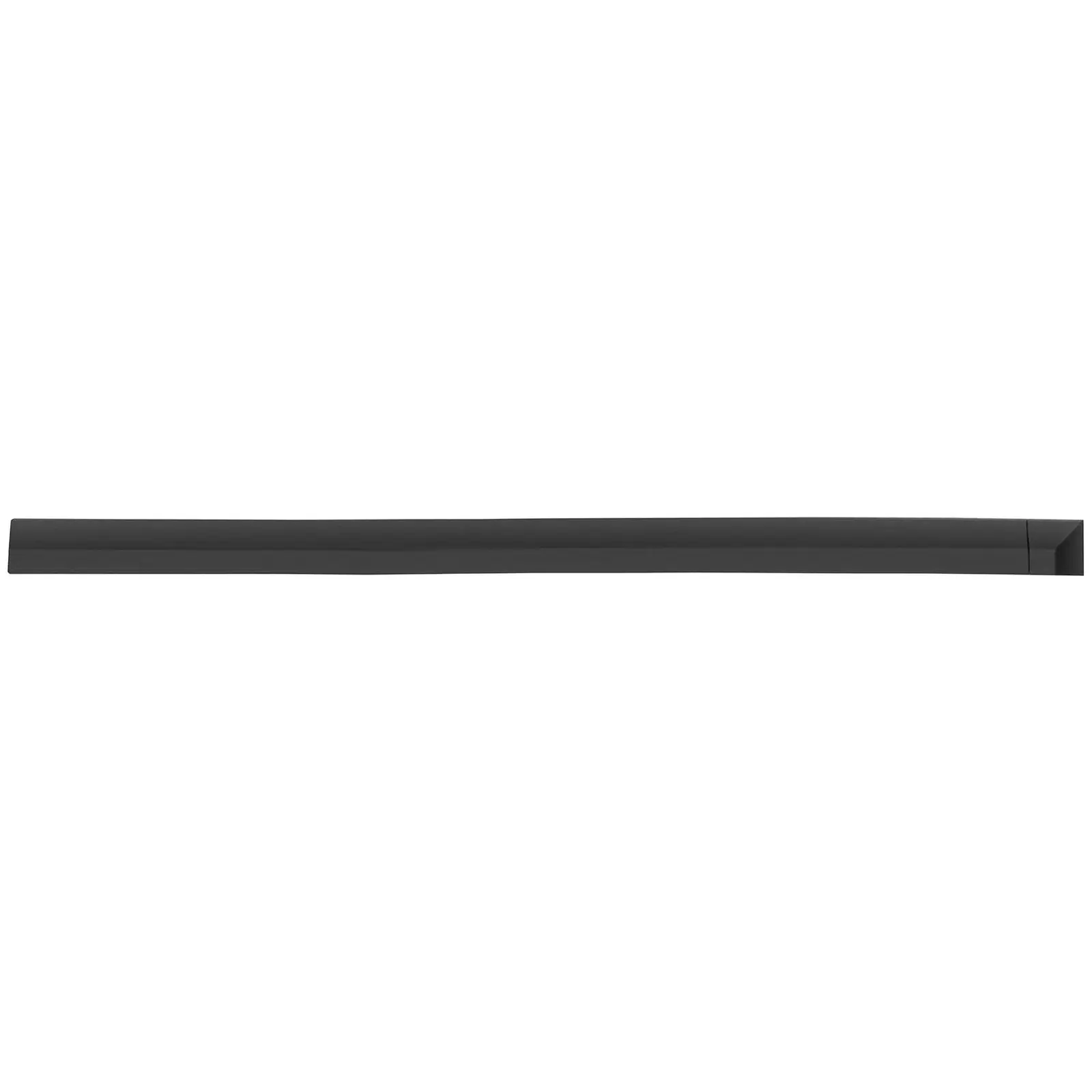 End Strip - for rubber ring mat 10050276 - 95 x 6 x 1 cm - black