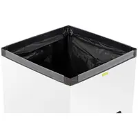 Cubo de basura - 60 L - blanco - etiquetado para otros residuos