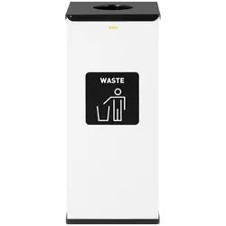 Odpadkový koš - 60 l - White - označení  zbytkového odpadu