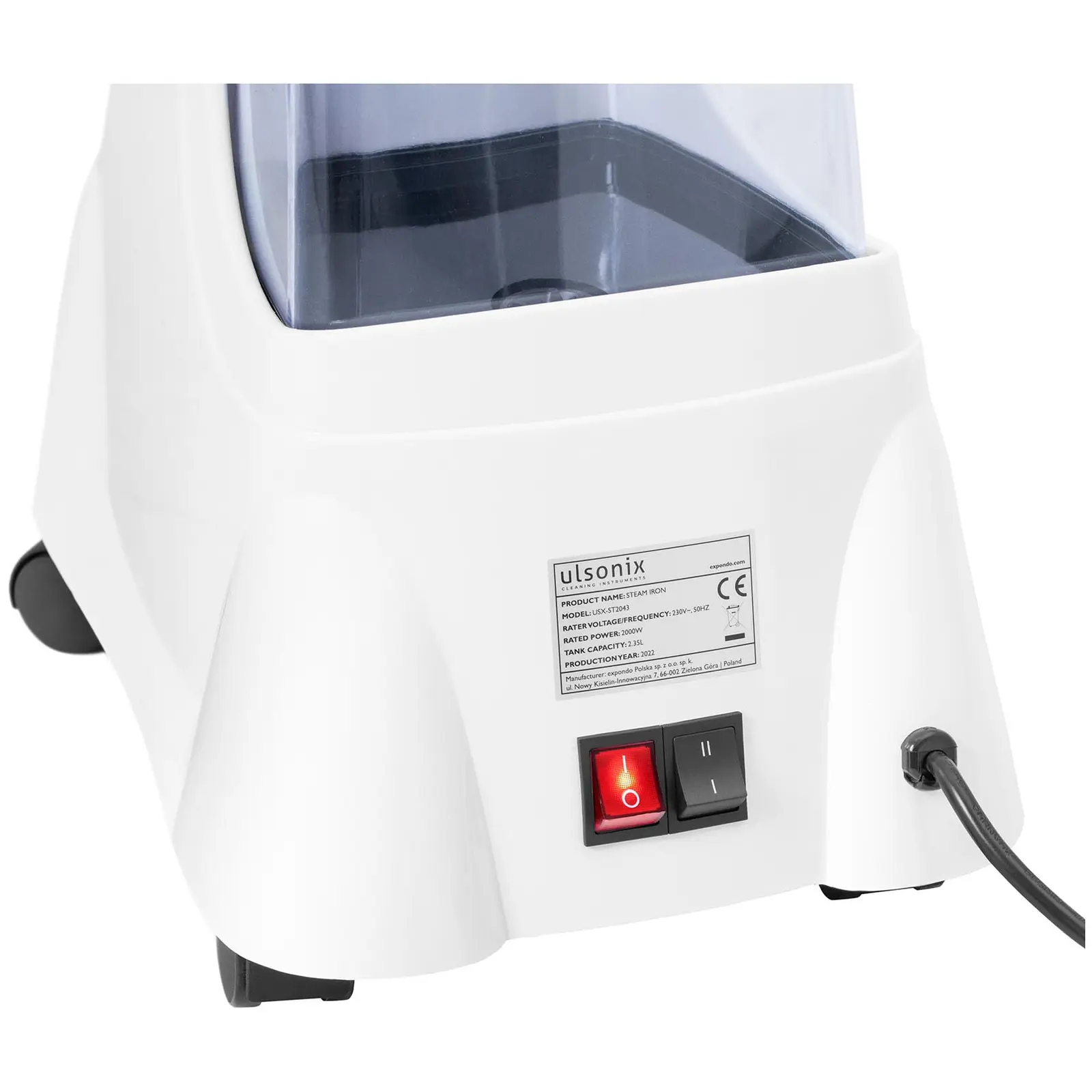 Drabužių garlaivis – 2 lygiai – 2000 W – 2,35 L – 55 min (Vandens bako talpa: 2350 cm³)