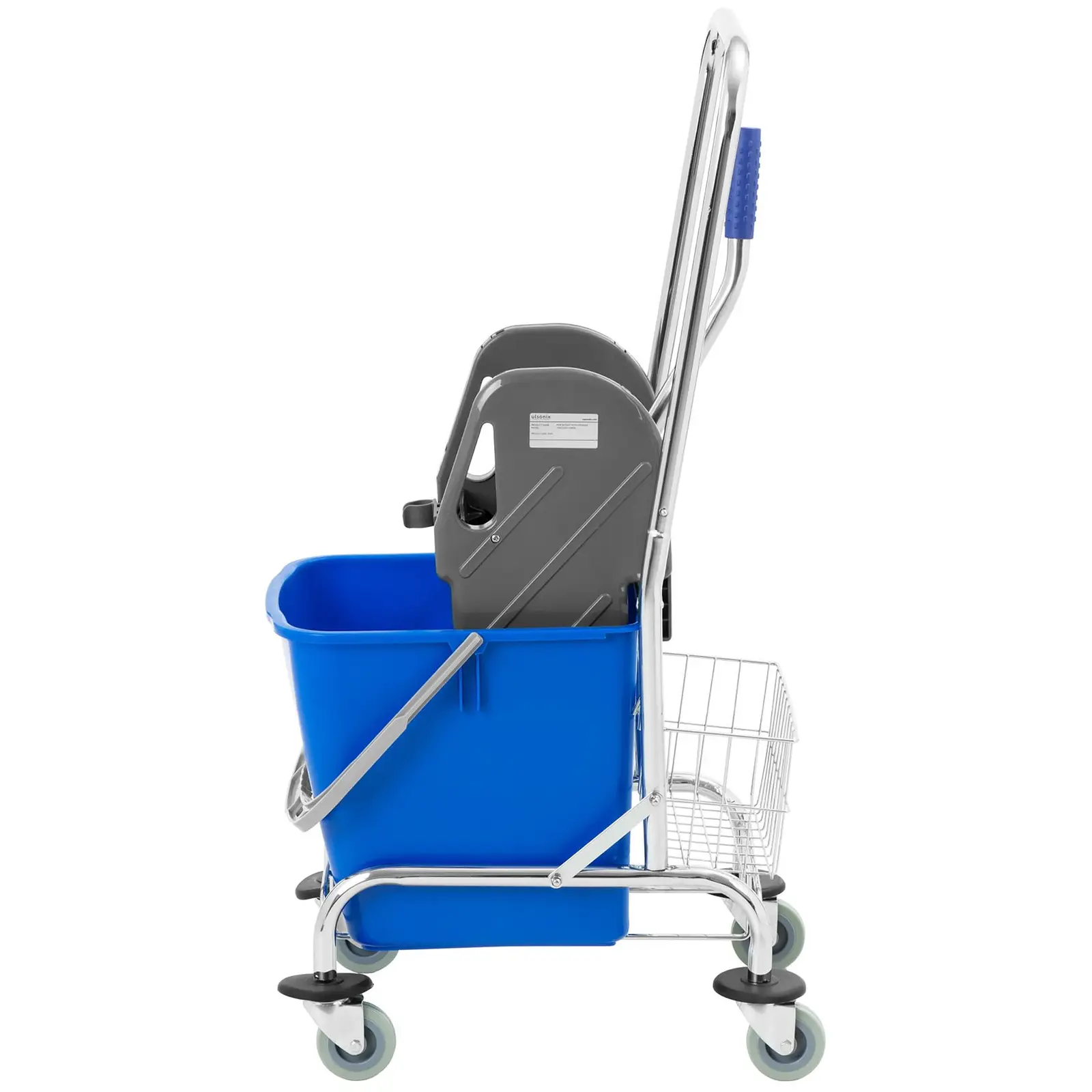 Čistící vozík s lisem - 30 L (Materiál: PVC)