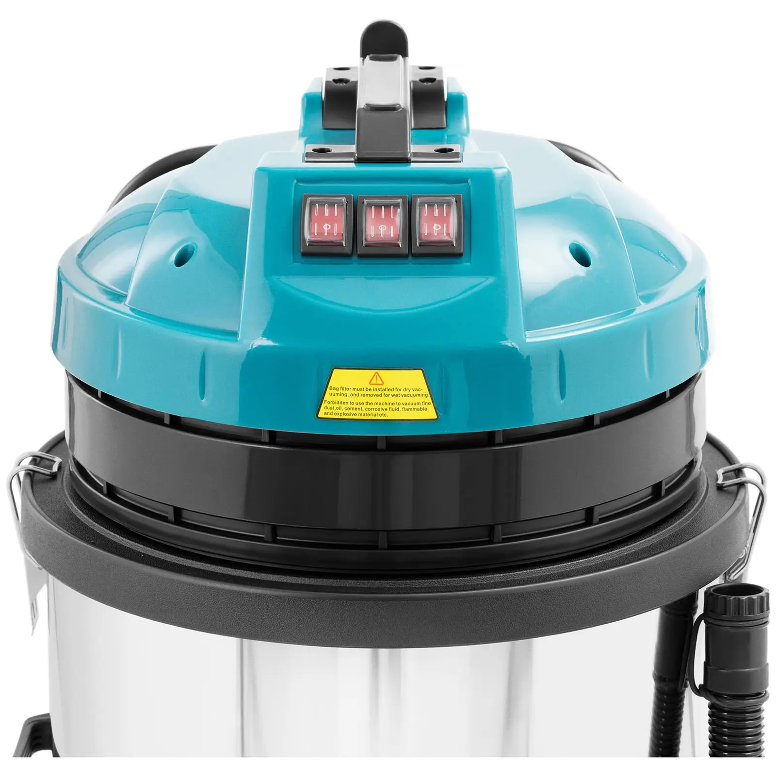 Mokro-suchý vysavač - 3000 W - 80 L (Kolečka: Ano)