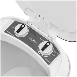 Mini machine à laver - semi-automatique - avec fonction essorage - 4.5 kg - 260 W