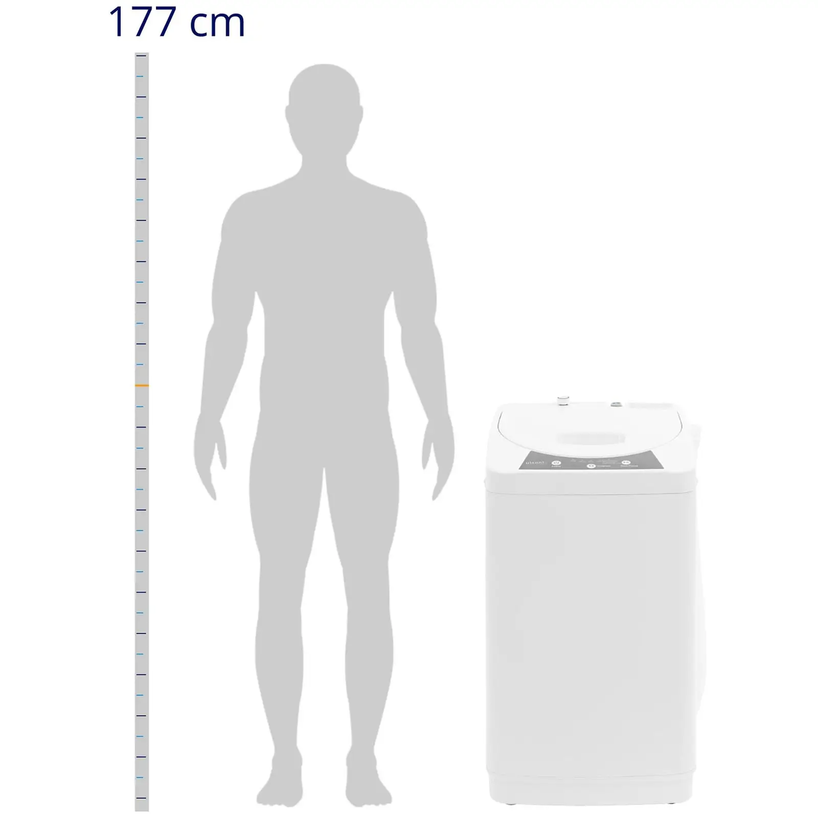 Mini mosógép - automata - 4.2 kg - 230 W