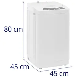 Mini pralka - w pełni automatyczna - 4.2 kg - 230 W