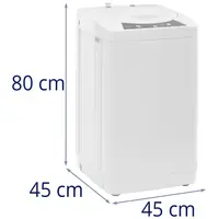 Miniwaschmaschine - vollautomatisch - 4.2 kg - 230 W