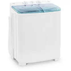 Mini-vaskemaskine - halvautomatisk - separat centrifuge - 5 kg - 280 W
