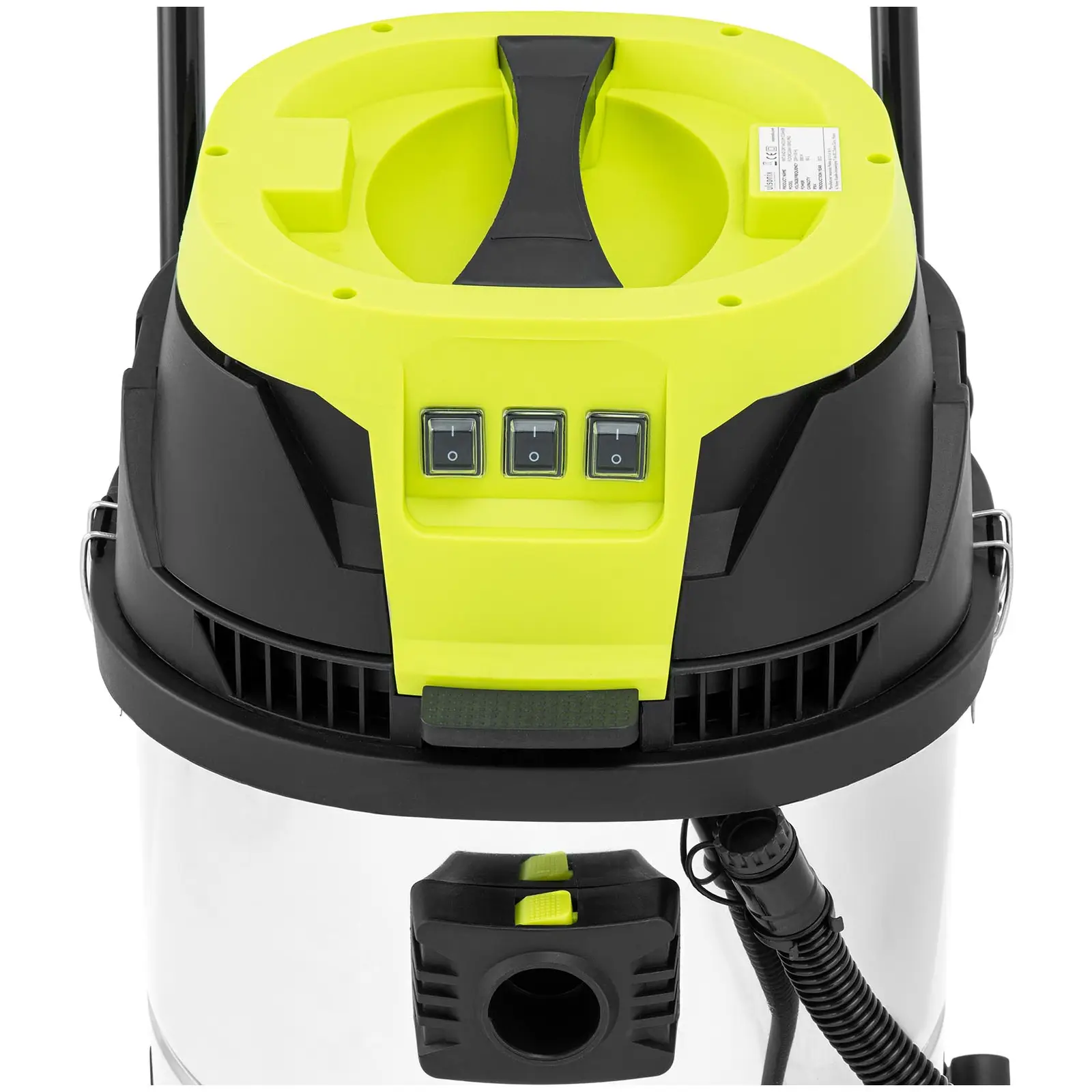 Aspirador de pó seco e húmido - 3000 W - 100 l