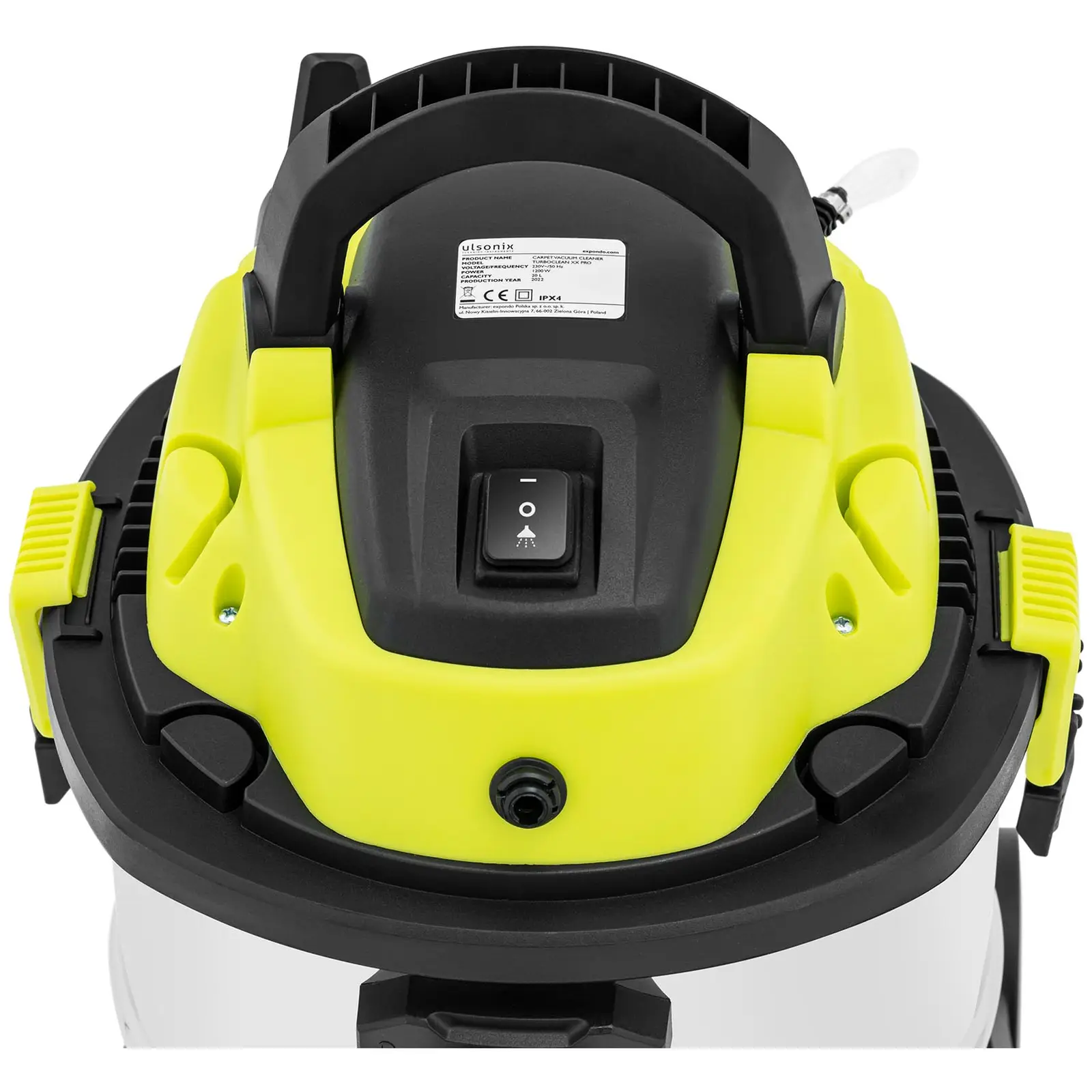 Mokro-suchý vysavač na čištění koberců a čalounění - 1200 W - 20 L (Kolečka: Ano)