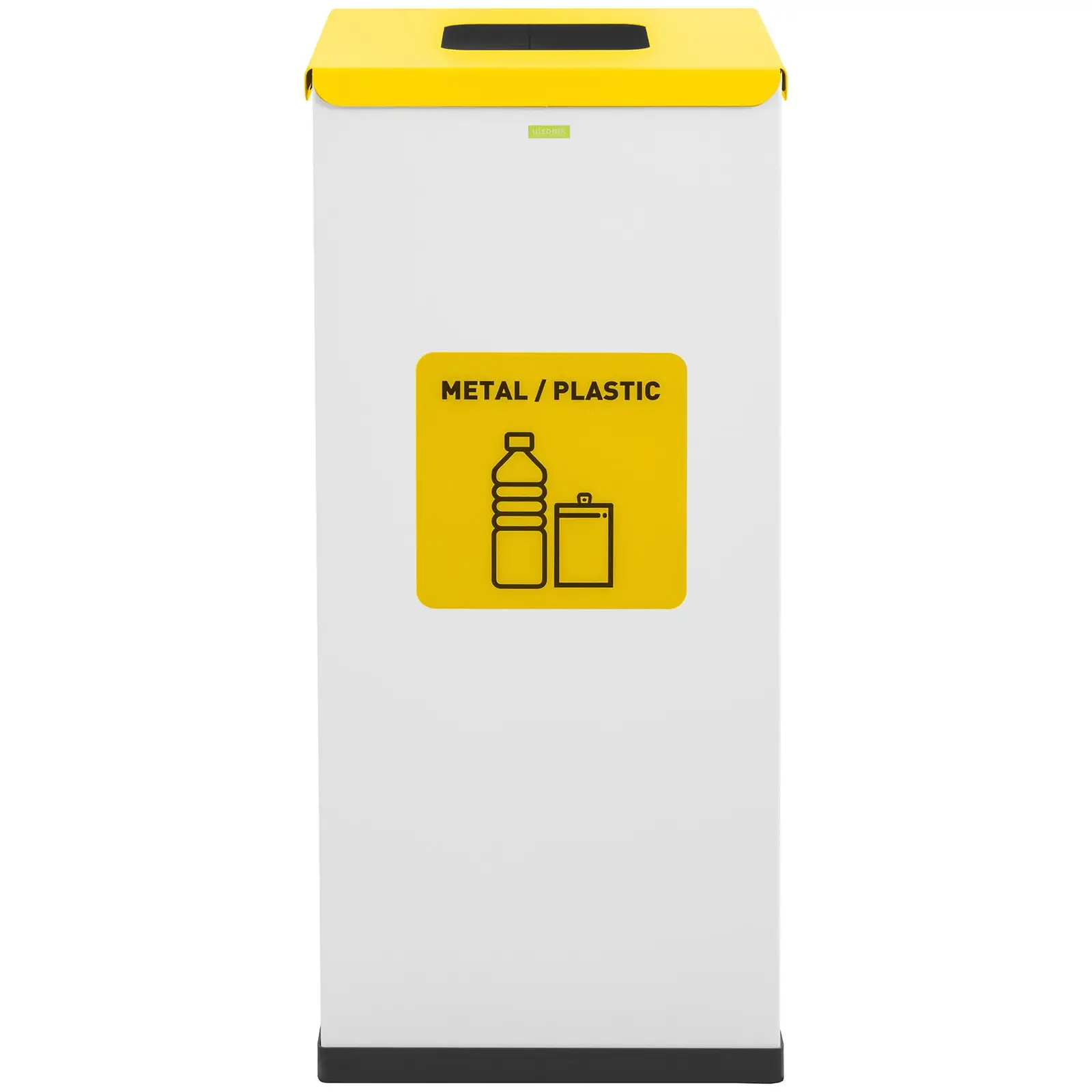 Recycling Bin - 60 L - white - recyclable label