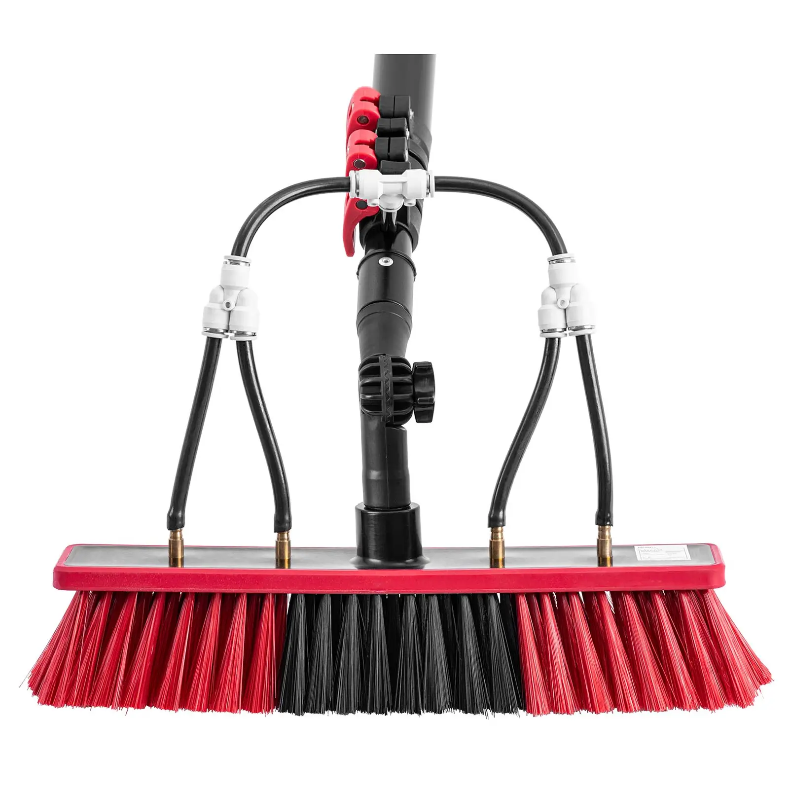 Teleskopický mycí kartáč - s přípojkou na vodu - pro solární panely a okna - 1672 - 5486 mm (Šířka kartáče: 35 cm)