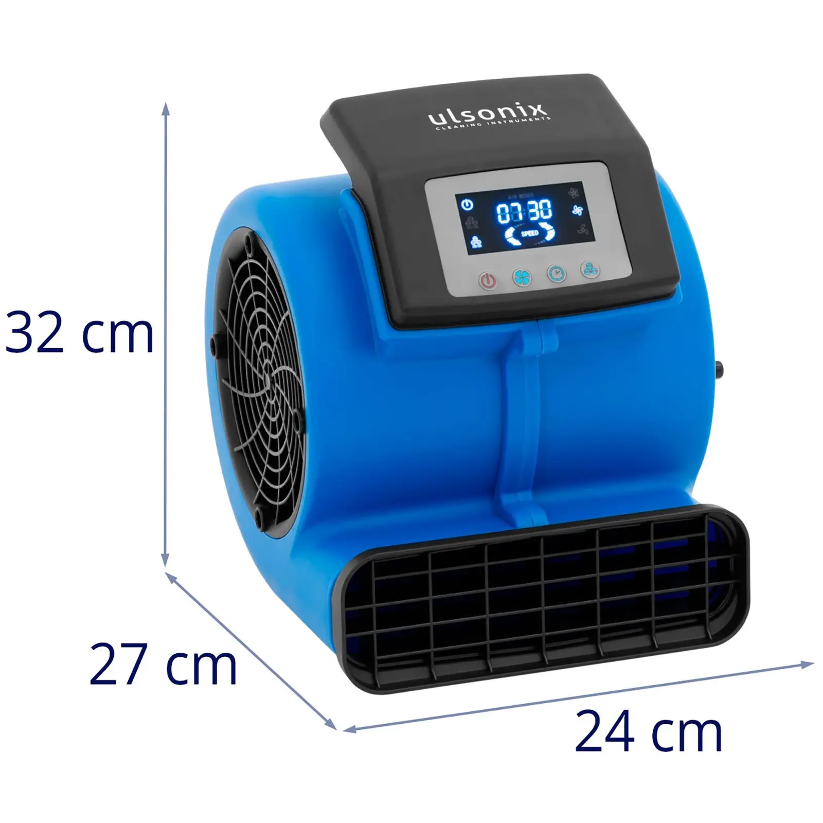 Padló ventilátor - LCD - 3 fokozat - időzítő