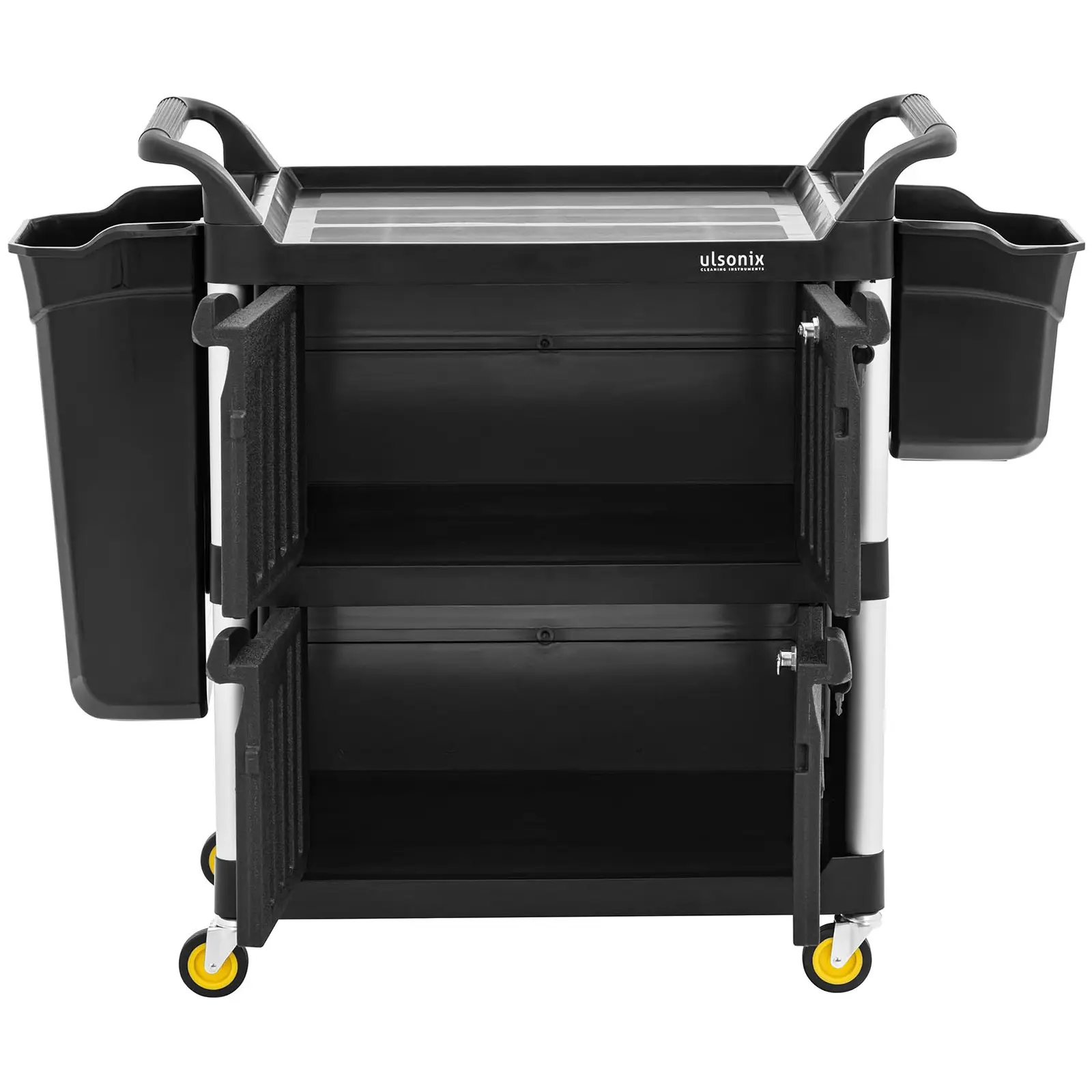 Cleaning Trolley - lockable - 150 kg - 3 shelves