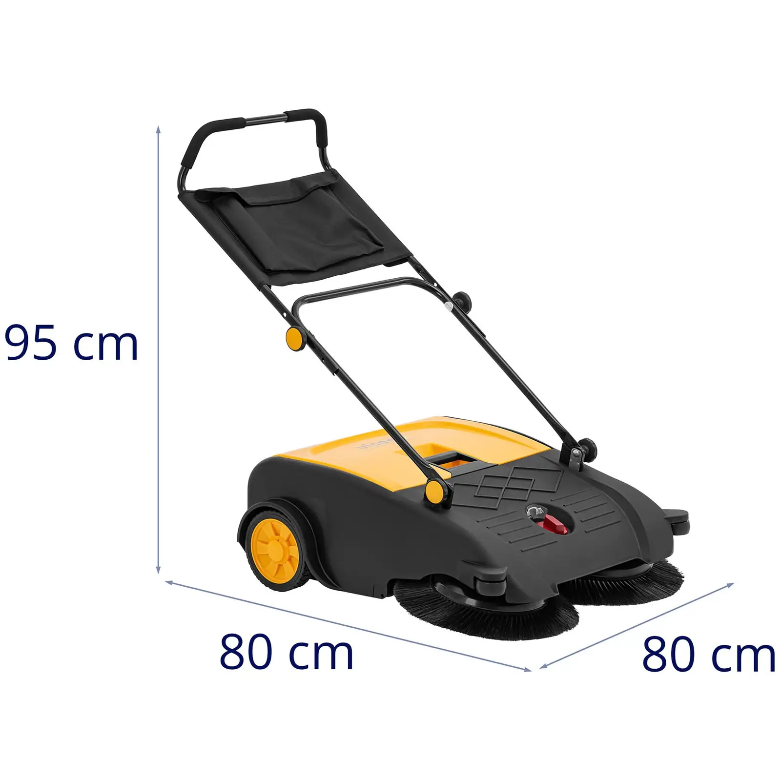 Manual Sweeper - 2 side brushes - 2300 m²/h