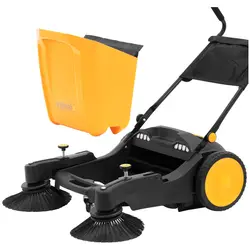 Manual Sweeper - 2 side brushes - 3700 m²/h - dust filter