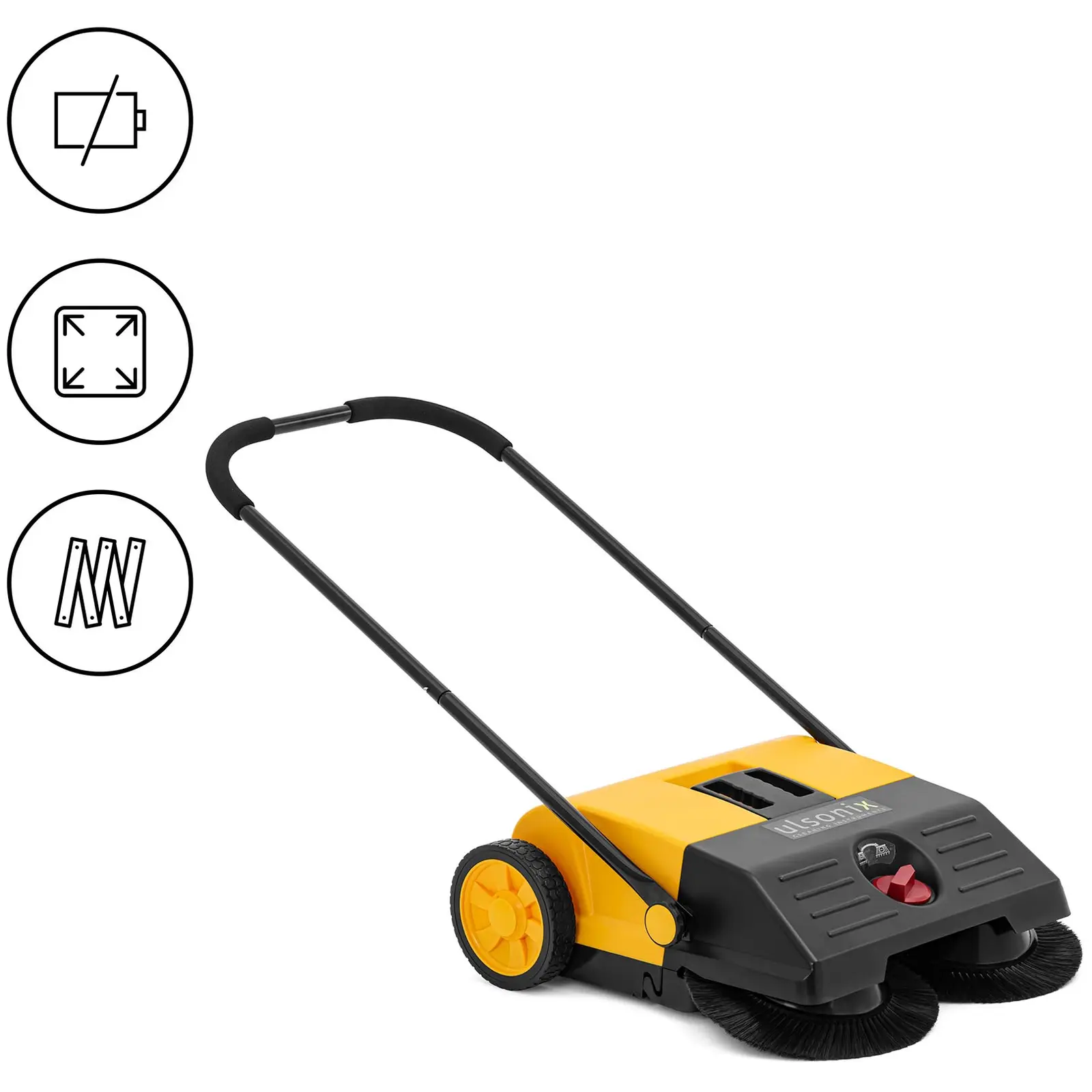 Manual Sweeper - 2 side brushes - 1765 m²/h