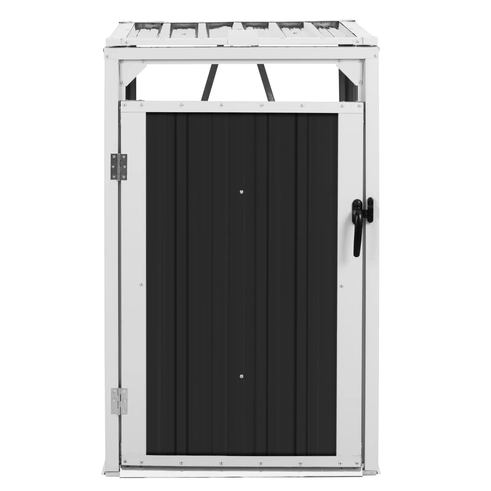 Box na popelnice - 240 l - šedá (Počet přihrádek: 1)