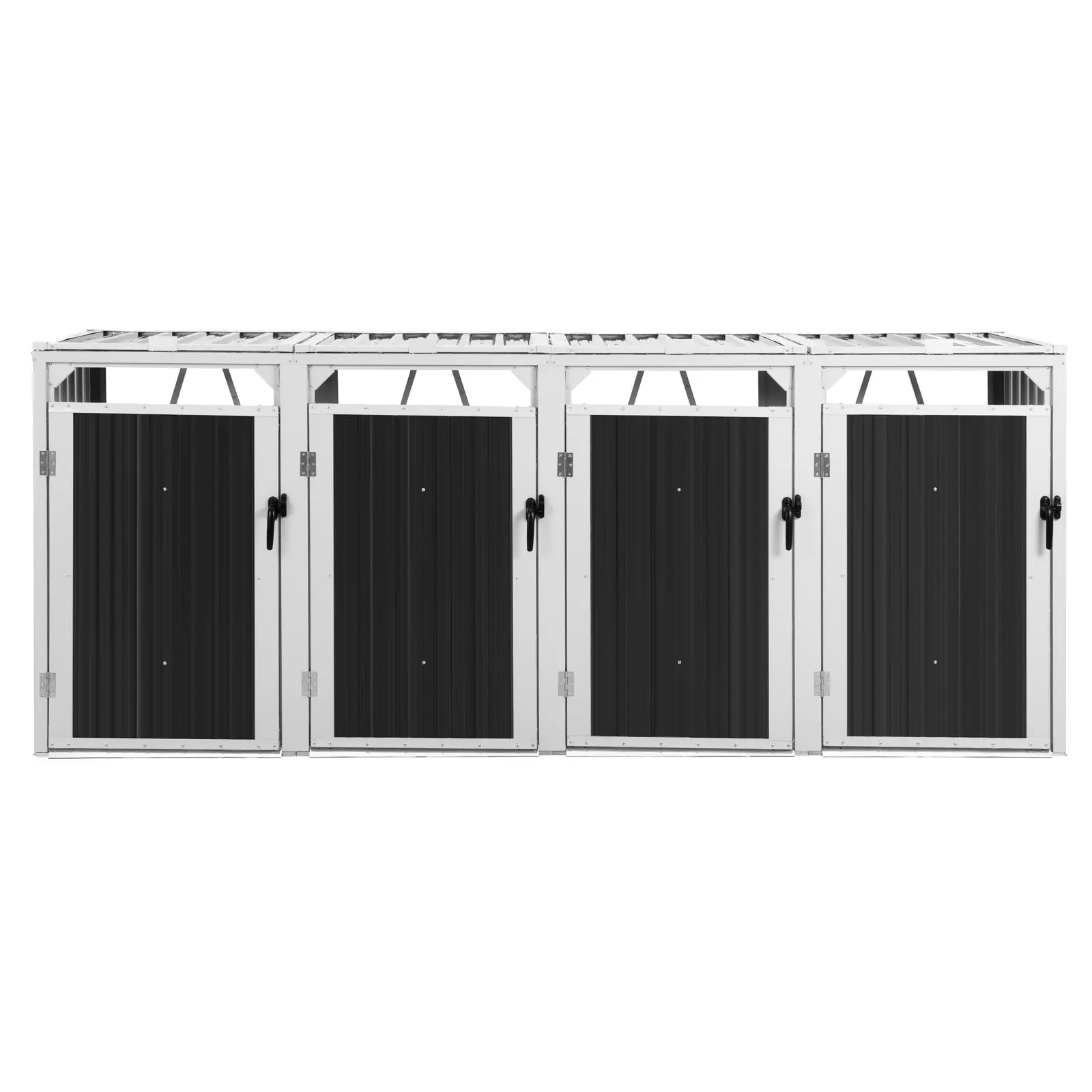 Wheelie Bin Storage - 4 x 240 l - grey