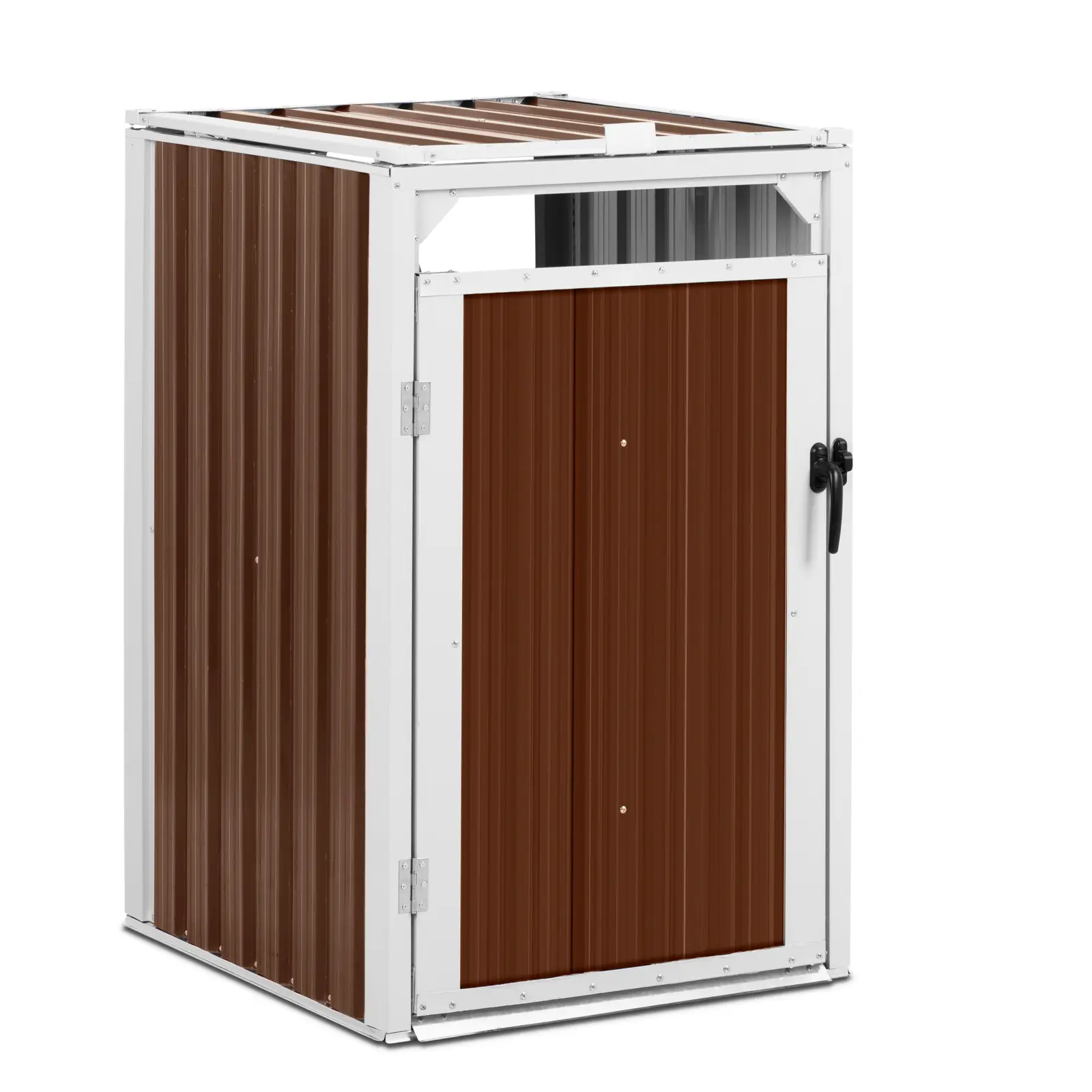 Cache-poubelle - 240 l - marron