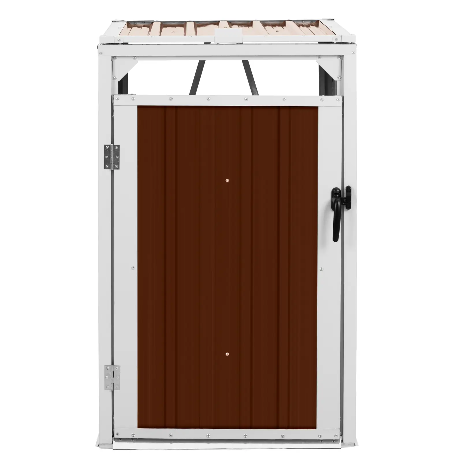 Cache-poubelle - 240 l - marron