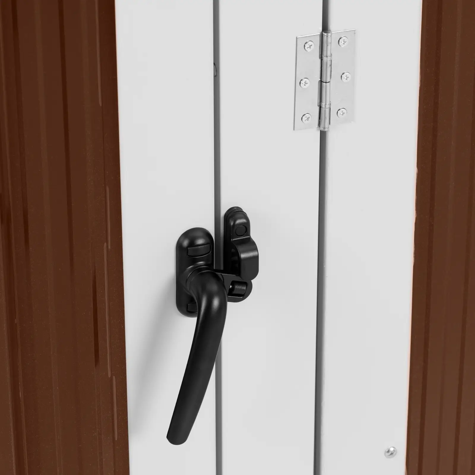 Skraldespandsskjuler 2 spande - 2 x 240 l - brun (Kapacitet: 480 l)