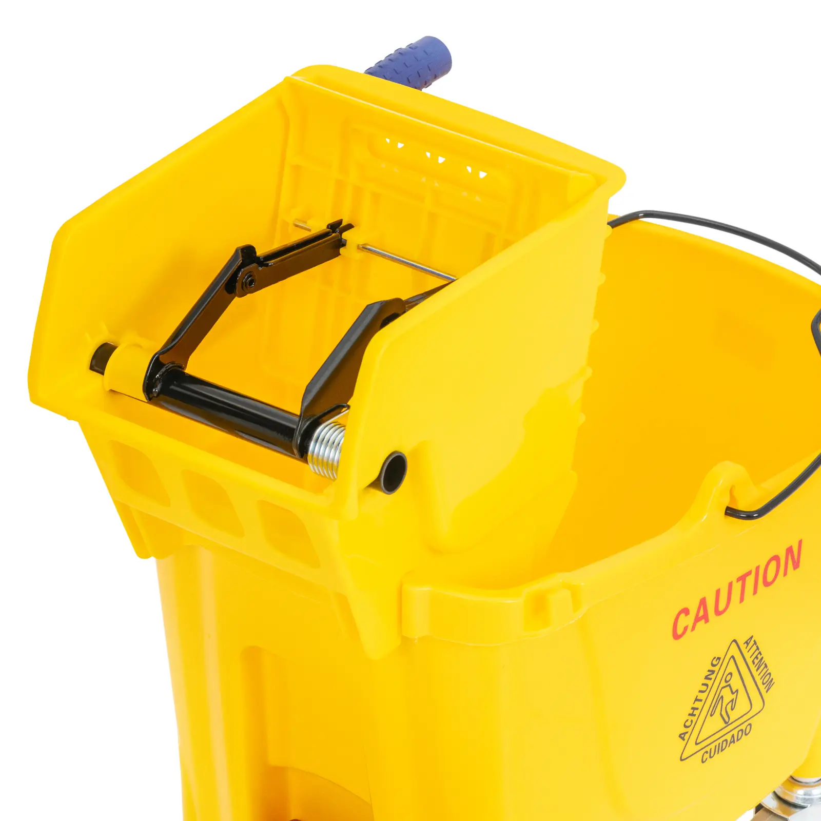 Úklidový vozík s lisem na mop - 32 l (Materiál: Plast)