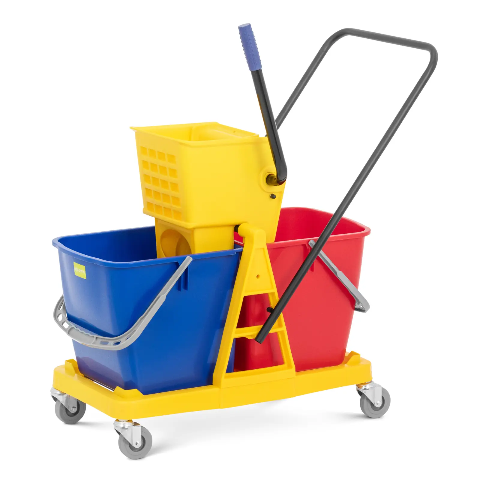 Factory second Cleaning Trolley with Wringer - 2 buckets - 60 l