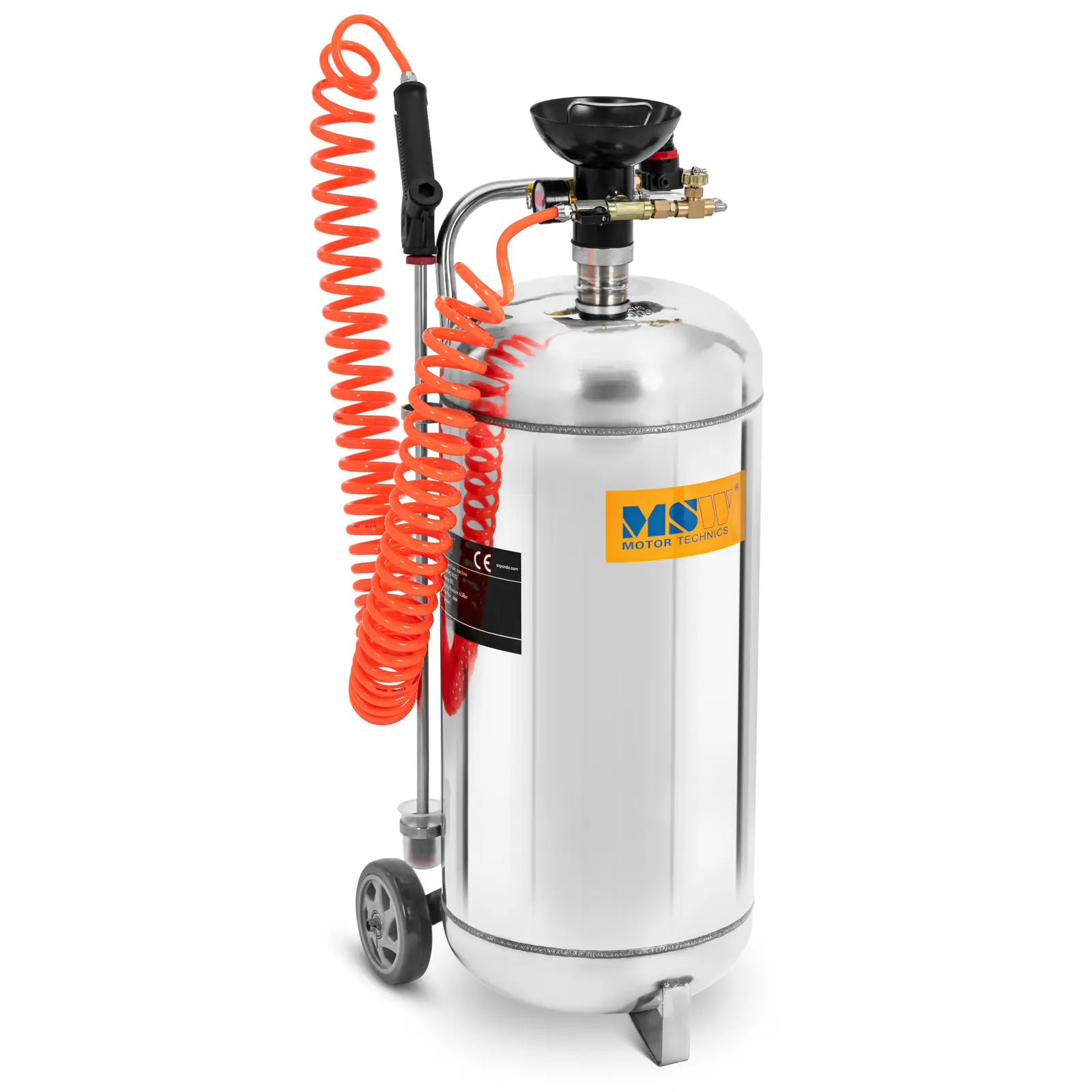 Pulverizator de spumă cu rezervor presurizat - 50 l - furtun 10 m - 2 roți