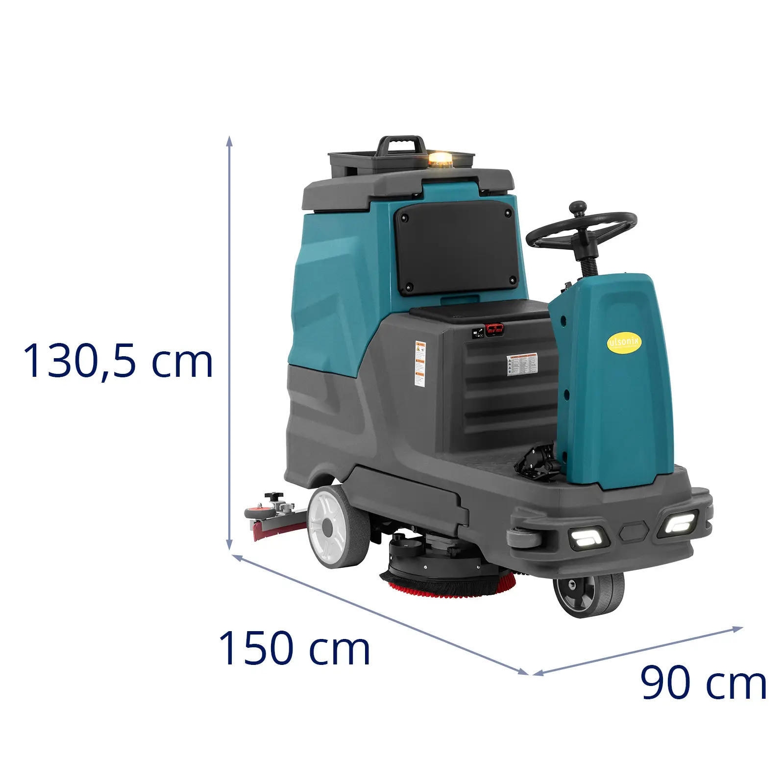 Mașină de curățat podele - 96 cm - 5200 m²/h (Capacitatea rezervorului de apă limpede: 90 l)